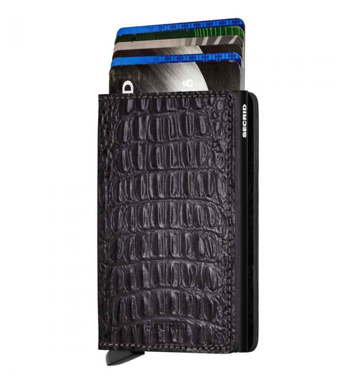 SECRID - Secrid slim wallet leather Nile black
